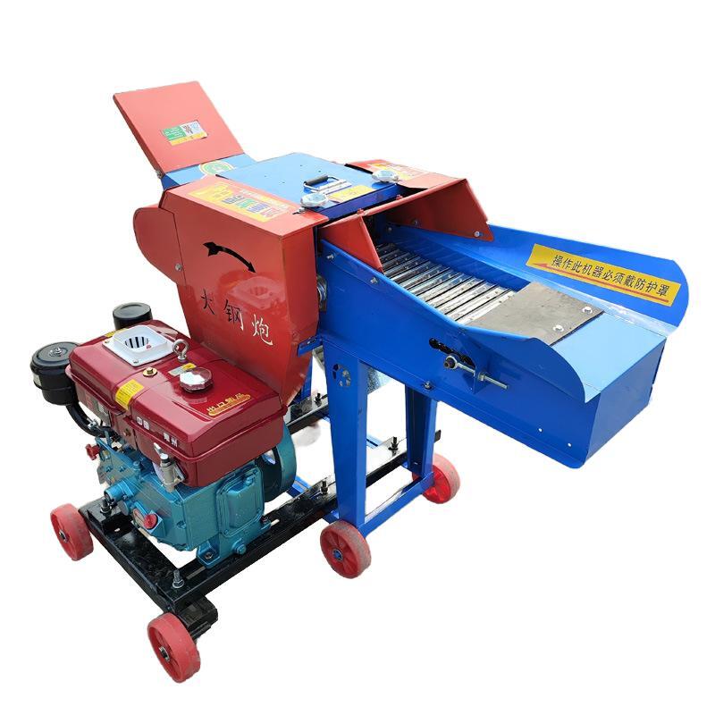 Diesel type grass silage cutter machine 