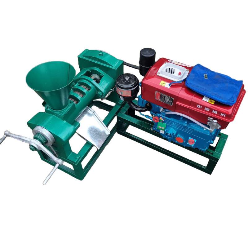 small screw oil press machine with diesel engine