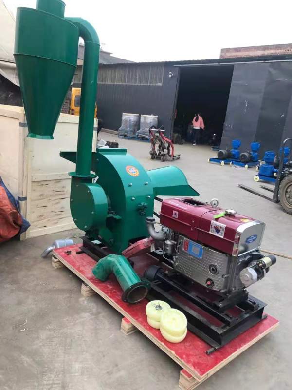 Feed hammer mill machine with diesel engine ship to Mali